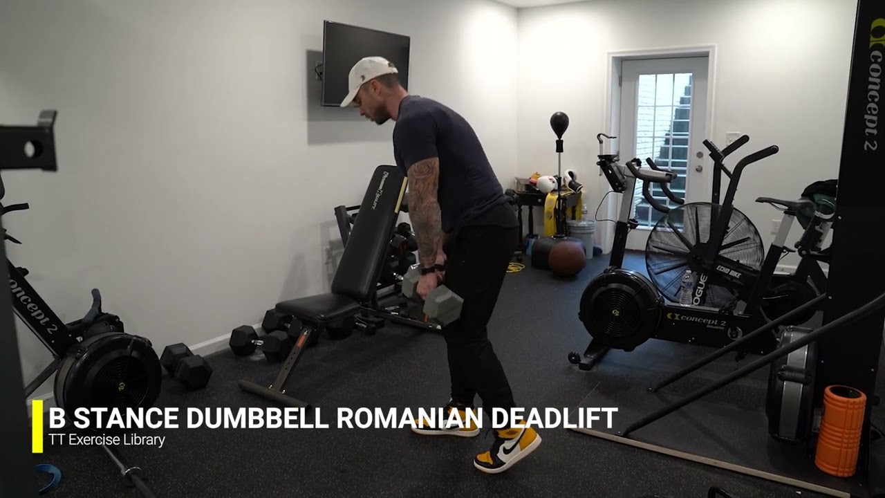 B Stance Dumbbell Romanian Deadlift - The True Transformation